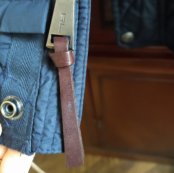 POLO Ralph Lauren Quilted Blue Label Navy Blue Jacket Coat Size XXL - Picture 5 of 11